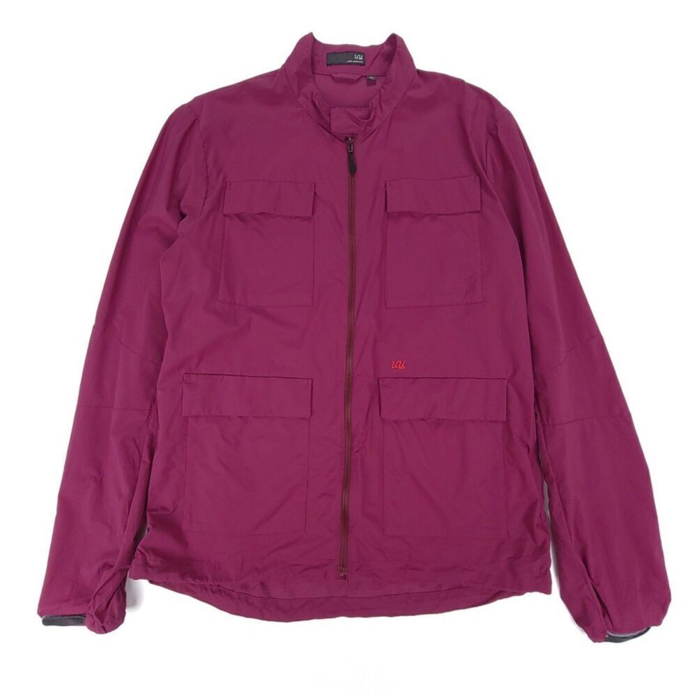 NEW Uniqlo Undercover Ripstop Cargo Windbreaker Jacket Burgundy Medium Gorpcore